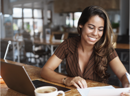smilling woman